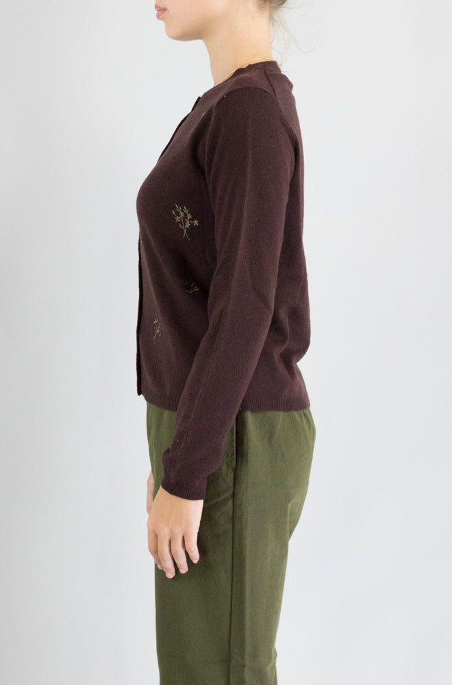 Maglia Nice Things Plum da Donna wkx045