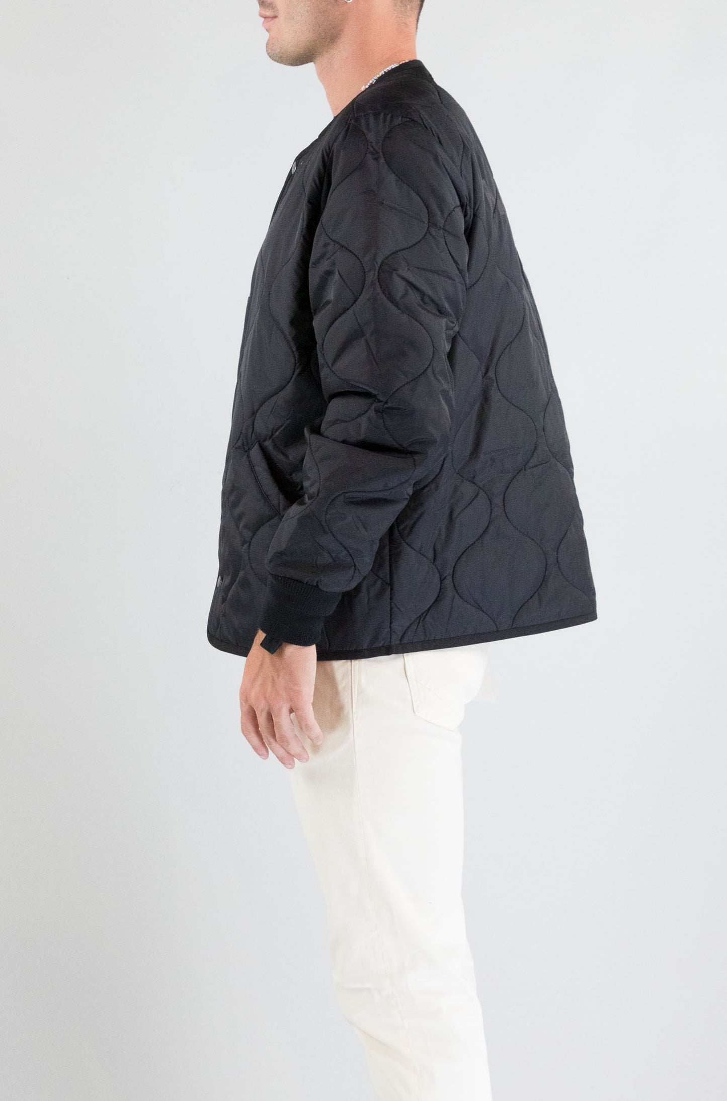 Giubbotto Alpha Industries Black da Uomo f258132 studio liner