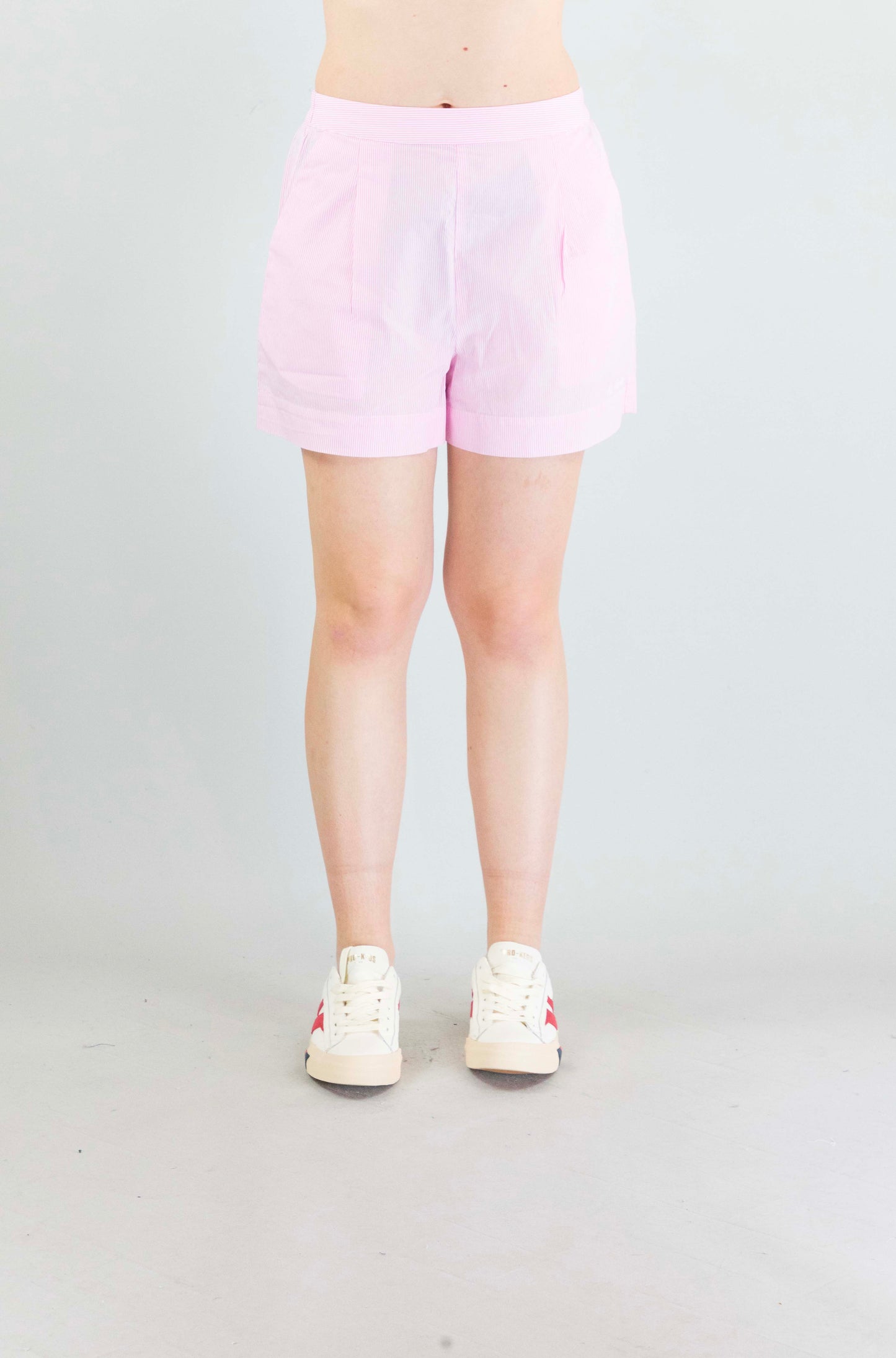 Pantalone Mc2 Saint Barth Cotton Stripes Micro V21 da Donna amani
