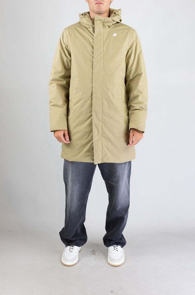 Giubbotto Kway 677 Beige da Uomo k4157fw thomas warm