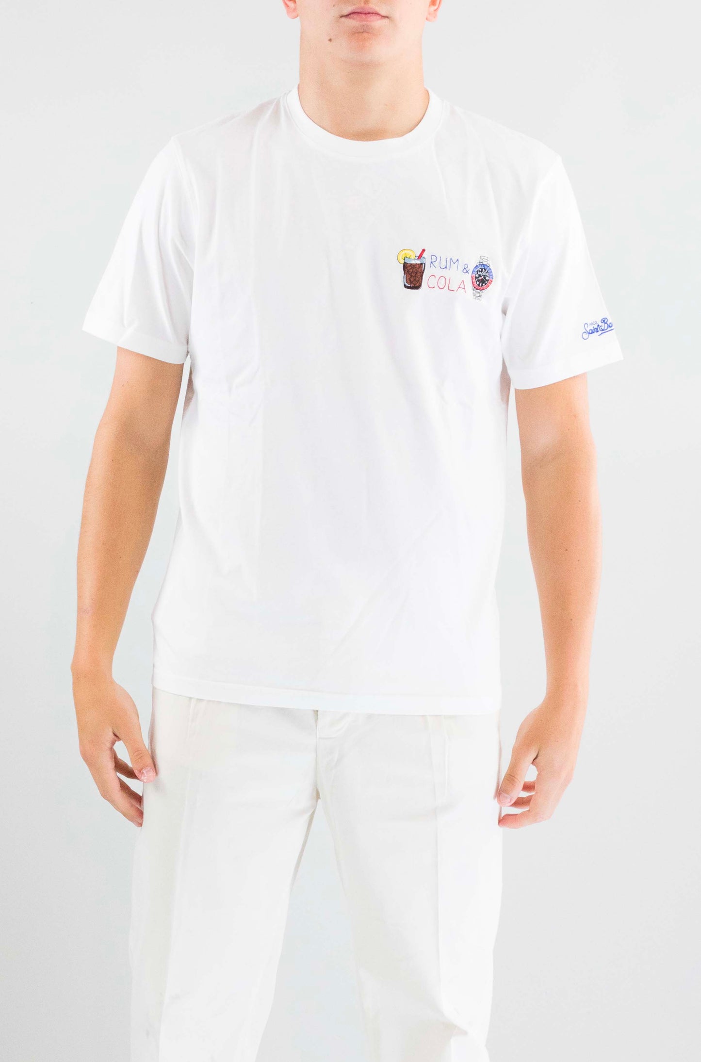 T-Shirt Mc2 Saint Barth Rum Cola da Uomo portofino