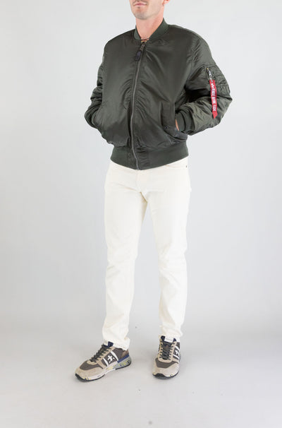 Giubbotto Alpha Industries Rep Grey da Uomo f100101 ma-1 heritage