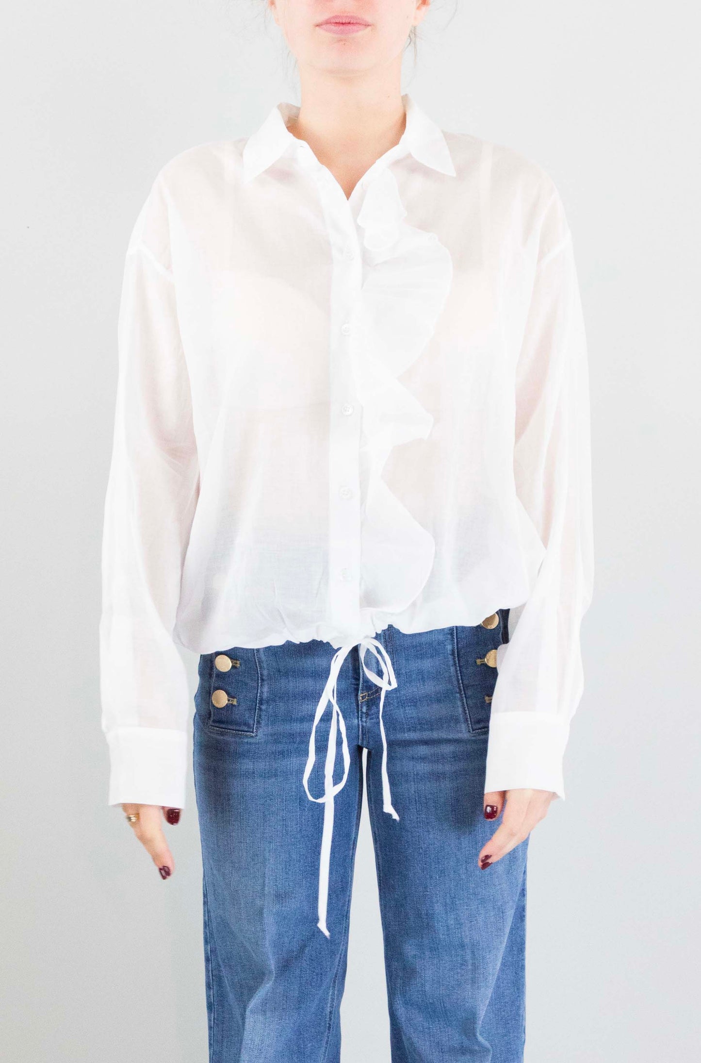 Camicia Floor Bianco da Donna c32945