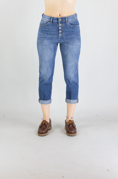 Jeans Dondup Blue da Donna dp268 ds0107d mr9 koons