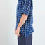 Camicia Universal Work Indigo da Uomo 34162 block print camper