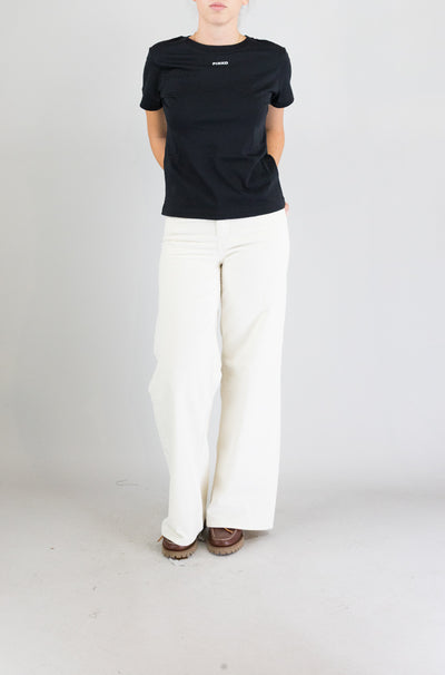 T-Shirt Pinko Nero da Donna basico