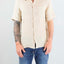 Camicia Mc2 Saint Barth Linen Beige da Uomo sifinos