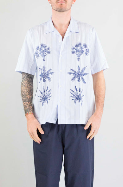 Camicia Universal Work Soft Blue da Uomo 34554 road trip