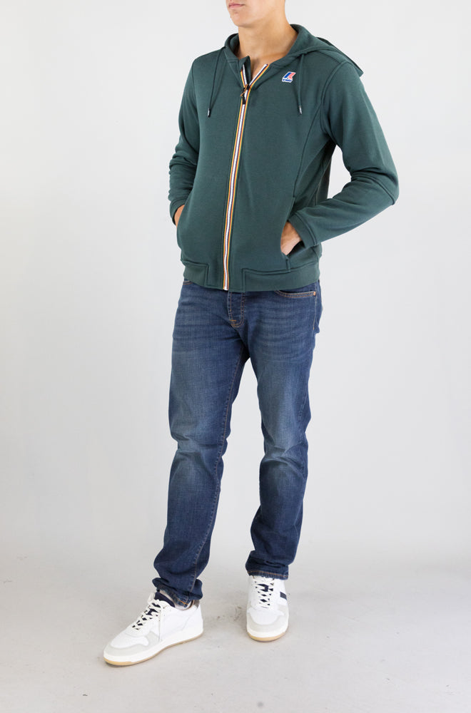 Felpa Kway 228 Green Dk Jungle da Uomo k4147lw prosper brushed