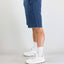 Pantalone Mc2 Saint Barth Blu Navy da Uomo sebastian linen