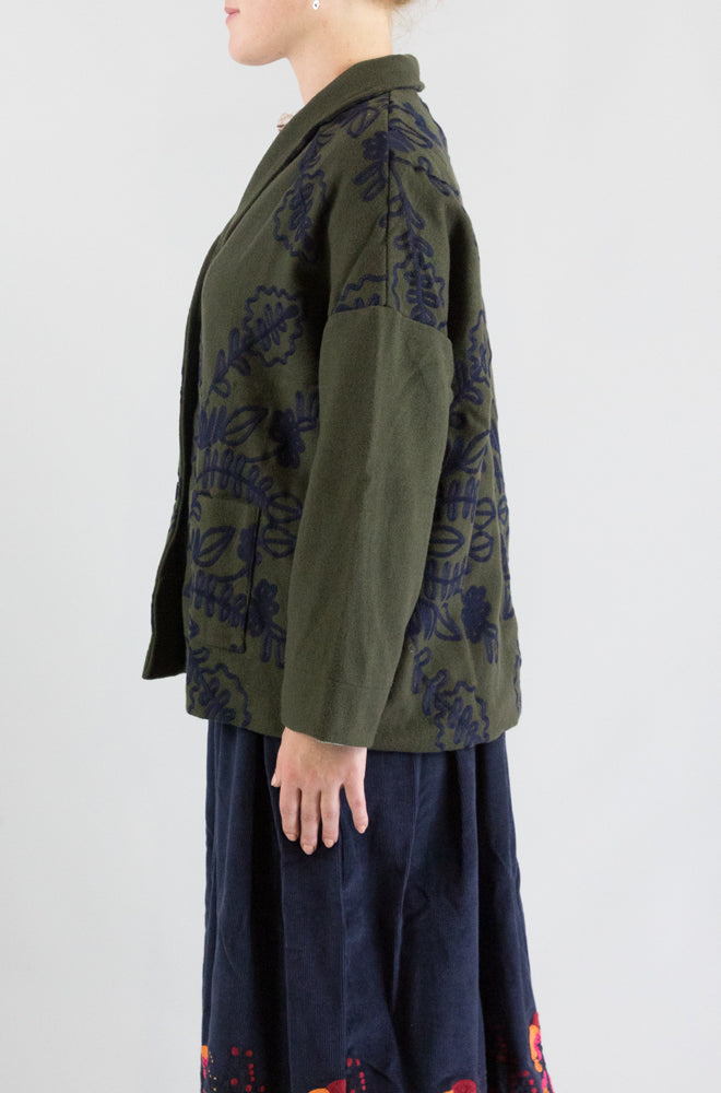 Giacca Francesca B Verde Militare da Donna gia smilla fel