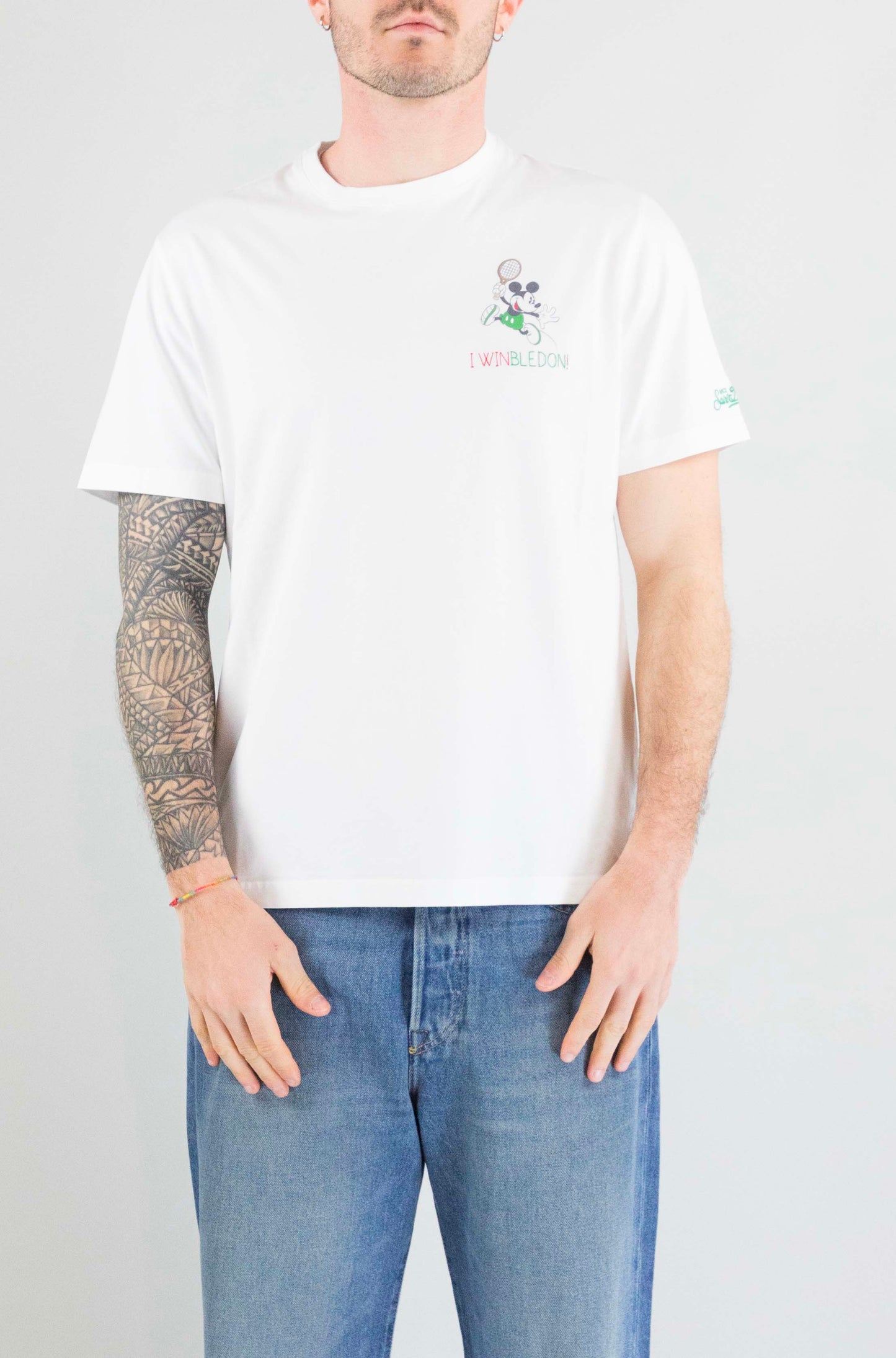 T-Shirt Mc2 Saint Barth Mickey Win da Uomo portofino