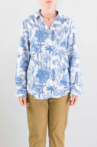 Camicia Mc2 Saint Barth Cotton Jungle Oceania da Donna brigitte