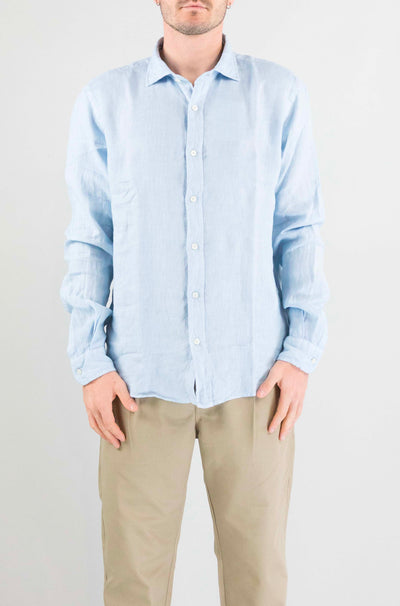 Camicia Roy Roger’S Light Blue da Uomo rru431p4220569 c0048