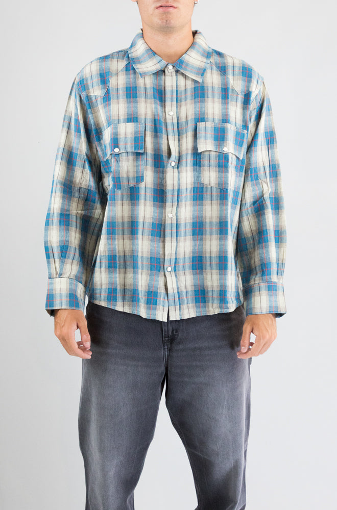Camicia Found Blue da Uomo sr01012