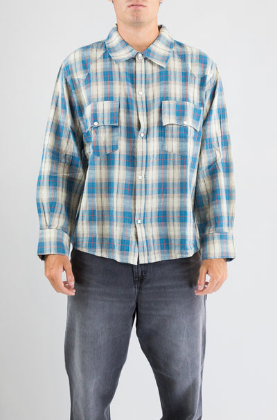 Camicia Found Blue da Uomo sr01012