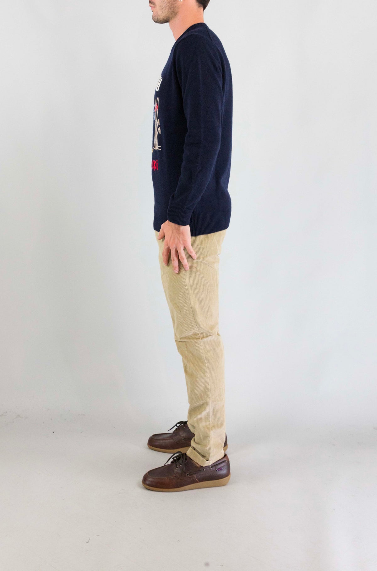 Maglia Mc2 Saint Barth 00226 Apres Ski Draw da Uomo heron