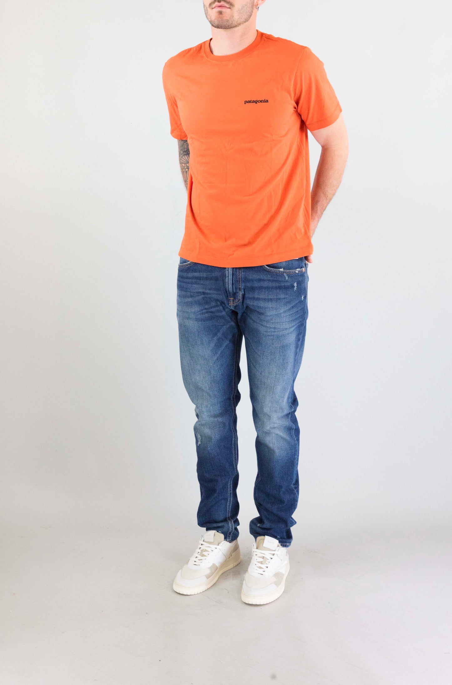 T-Shirt Patagonia Clor da Uomo 37882 ms p6 logo