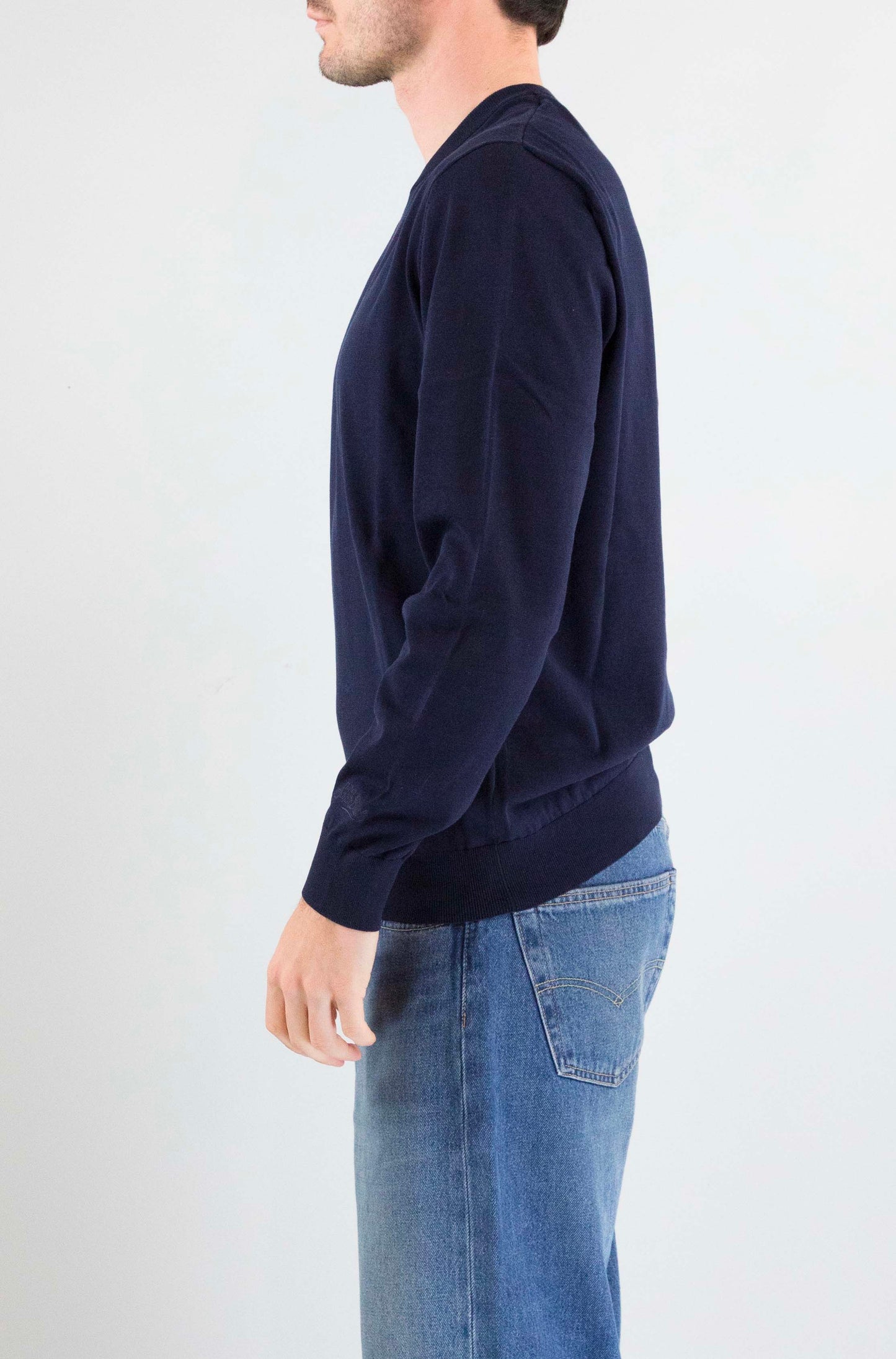 Felpa Mc2 Saint Barth Blue Navy da Uomo regent