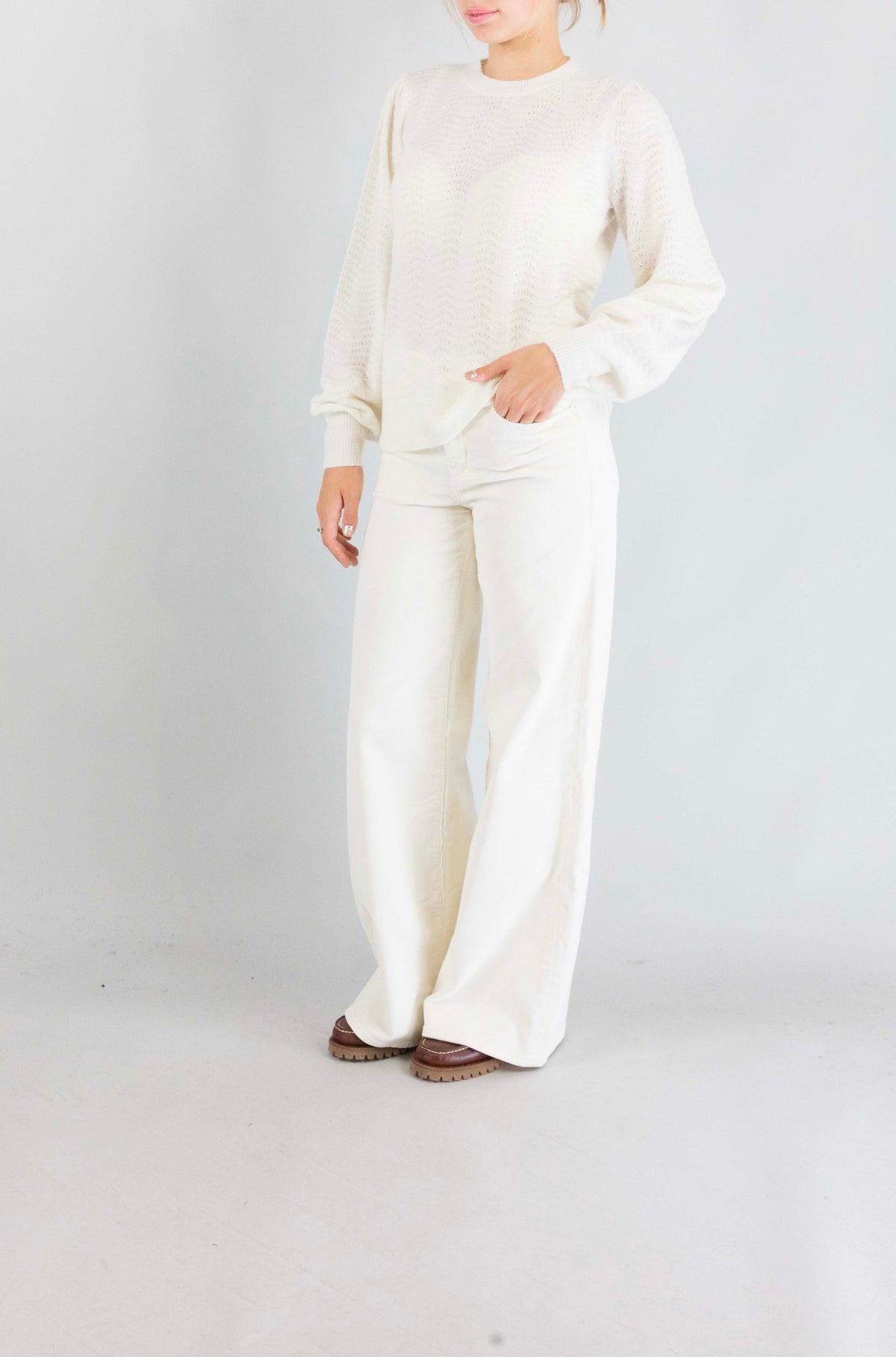Maglia Mc2 Saint Barth Off White da Donna marianne wave soft