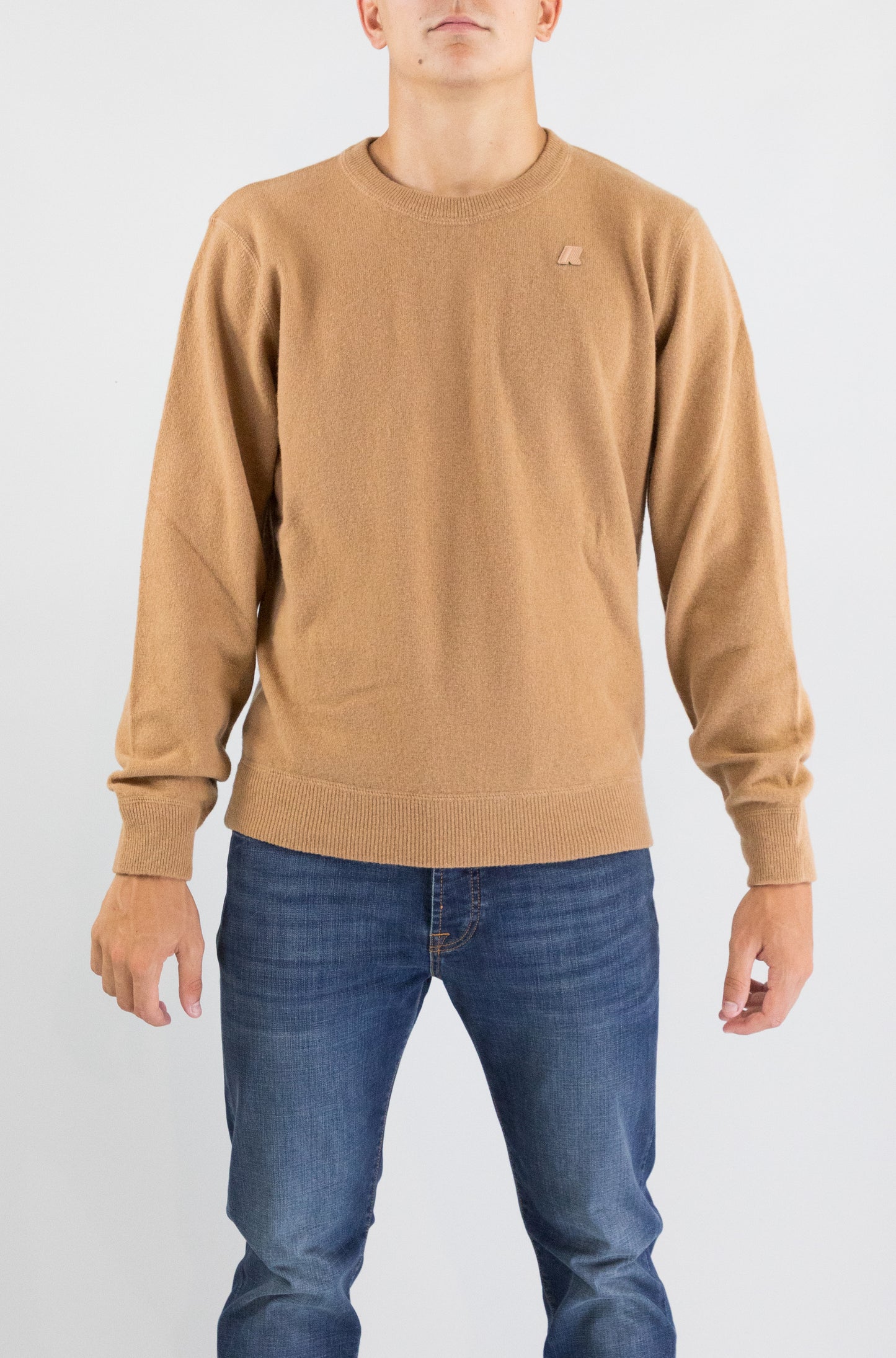 Maglia Kway Wge Brown da Uomo k5146jw sebastien fleece stitch