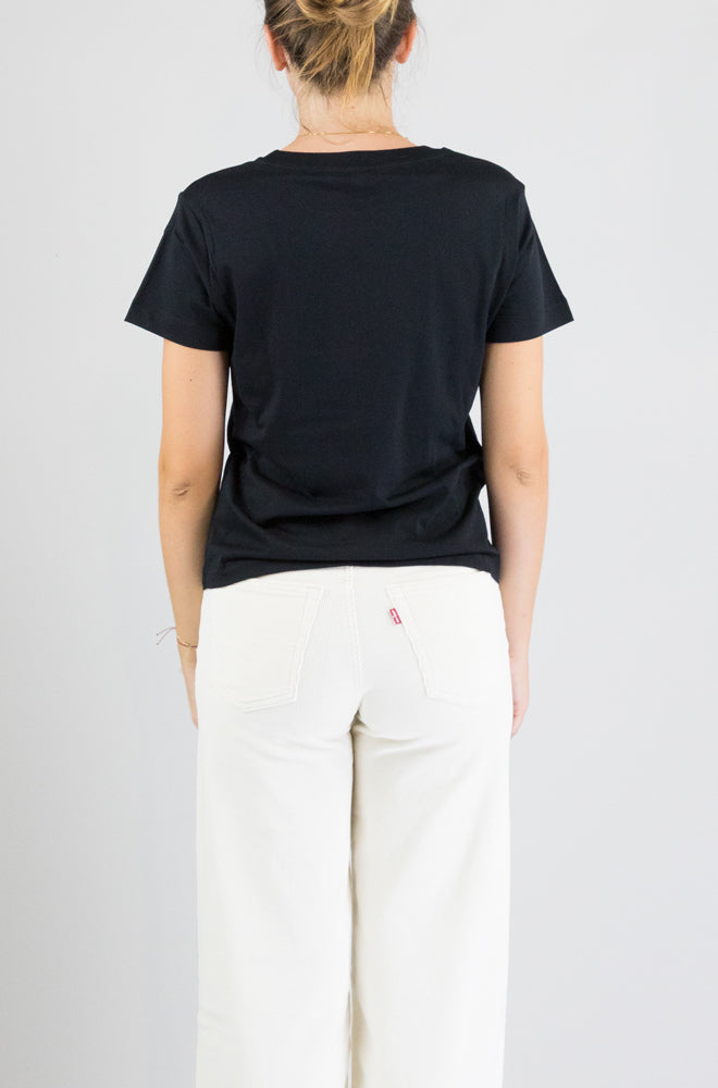 T-Shirt Pinko Nero da Donna basico