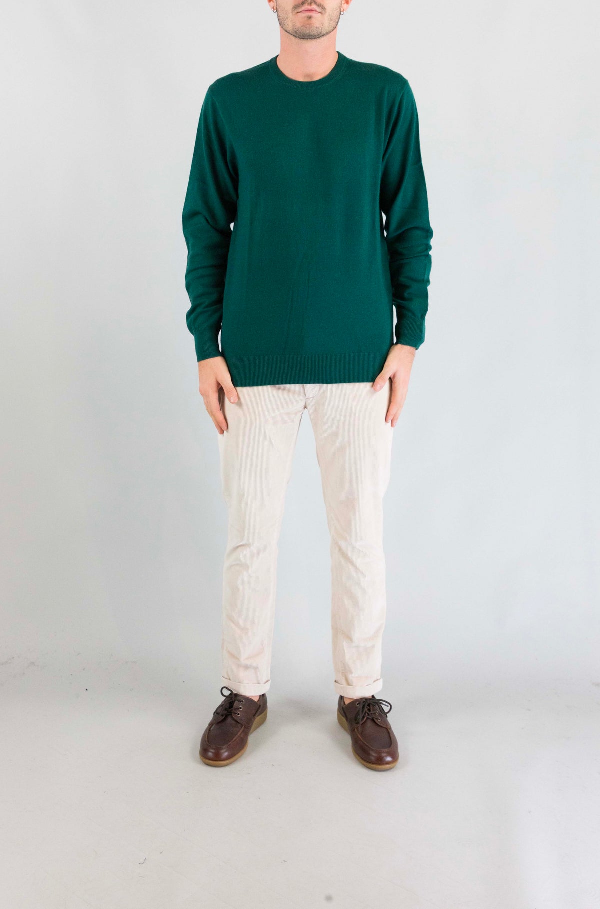 Maglia Mc2 Saint Barth British Green da Uomo regent merinocash