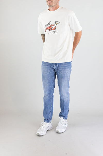 T-Shirt Drole De Monsieur Off White da Uomo ts277 co195  homard