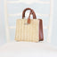 Borsa Mc2 Saint Barth Straw Leather da Donna shop bag mini