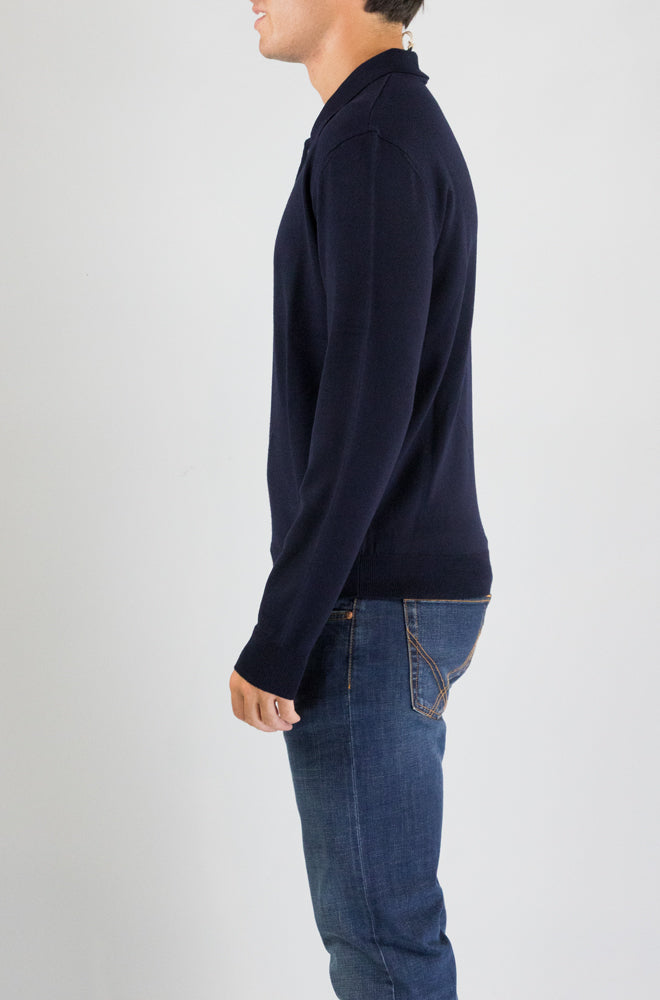 Maglia Apc Dark Navy da Uomo wvawm h23482 polo riou