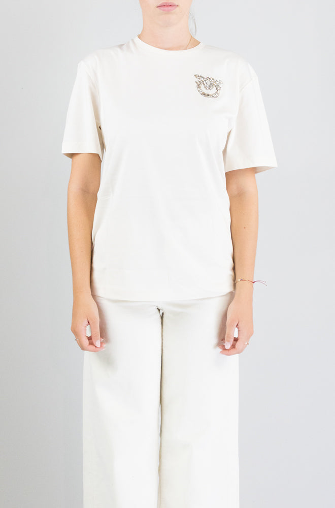 T-Shirt Pinko Bianco da Donna strepitoso