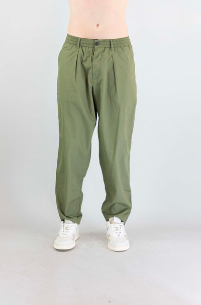 Pantalone Universal Work Olive da Uomo 34143 poly tech pleated track