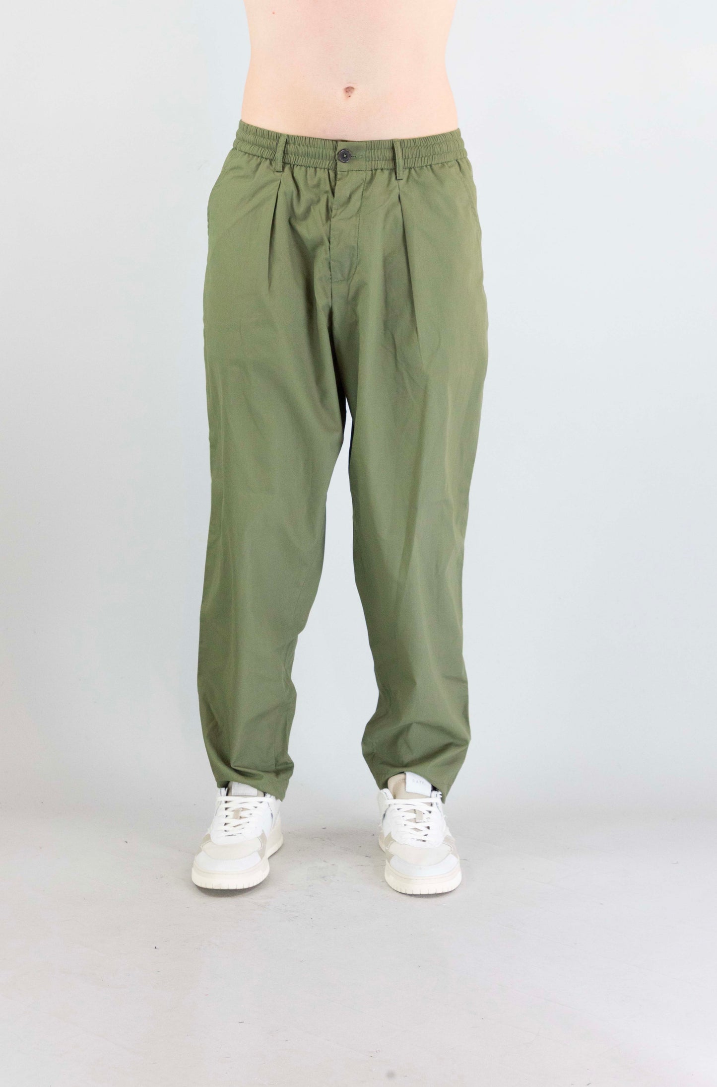 Pantalone Universal Work Olive da Uomo 34143 poly tech pleated track