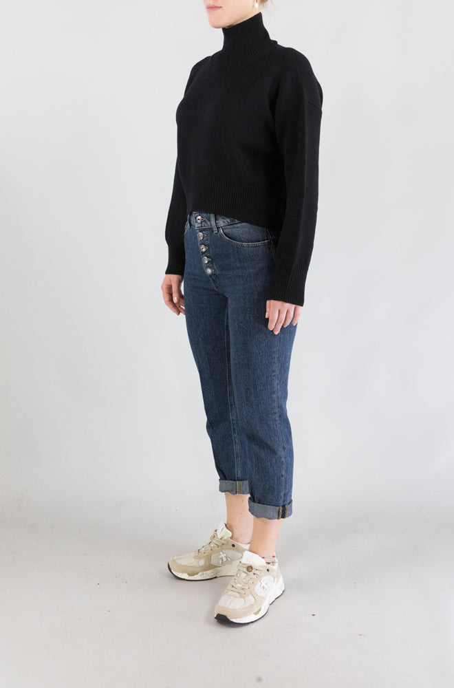 Maglia Dondup Black da Donna dt380 m00796d 002