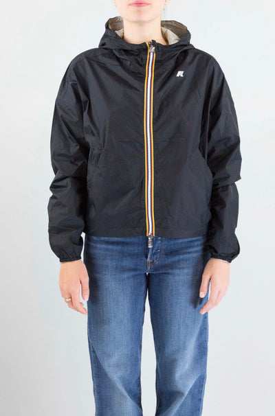 Giubbotto Kway Alf Black Beige Lt da Donna k81333w laurette plus