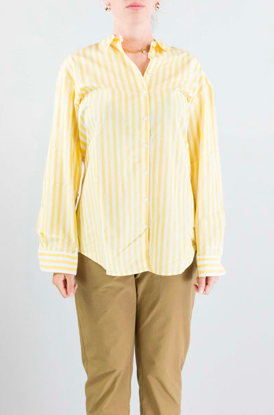 Camicia Mc2 Saint Barth Cotton Stripes V Mid V Gin da Donna brigitte
