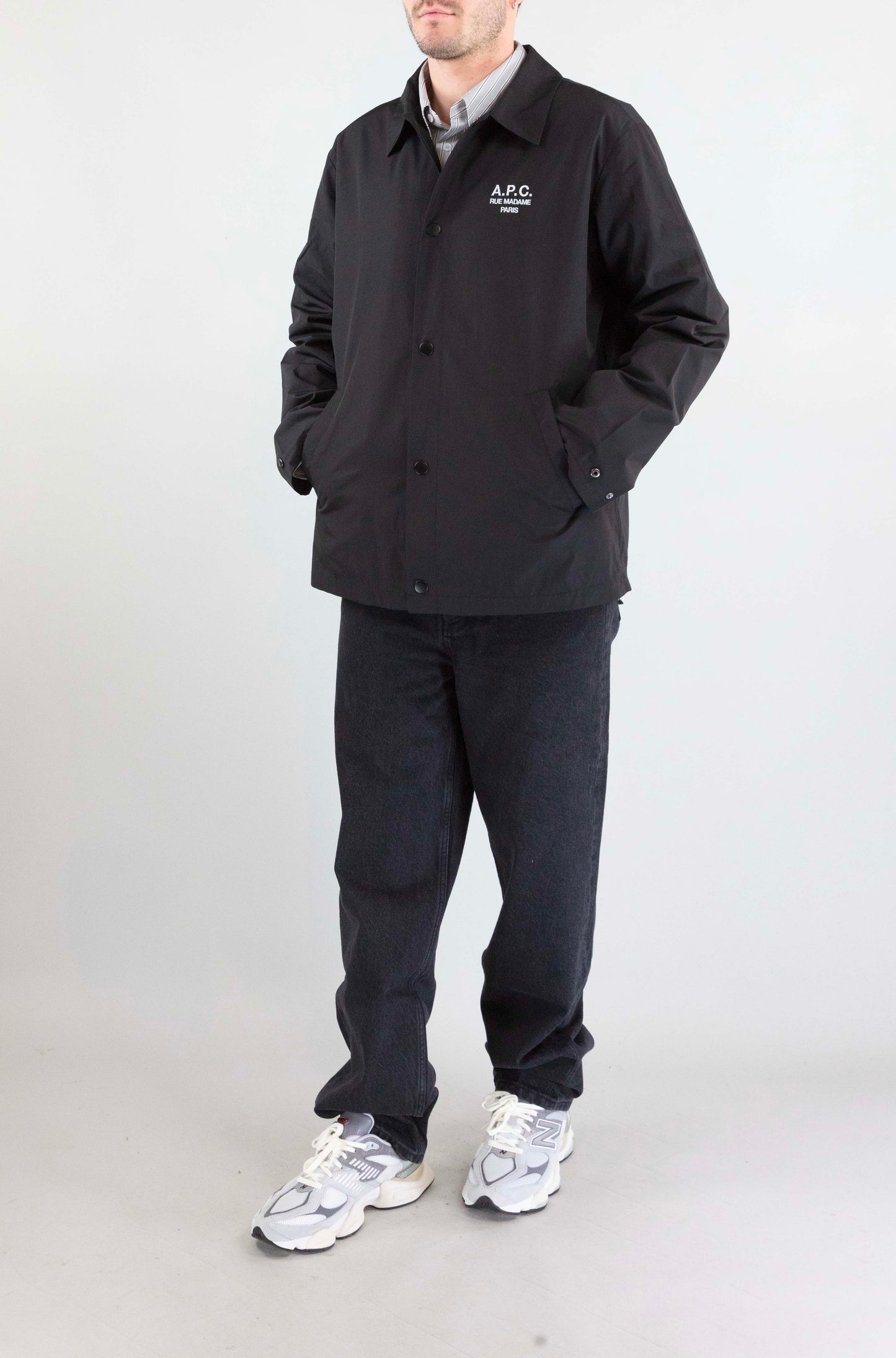 Giubbotto Apc Noir da Uomo psalq h02960