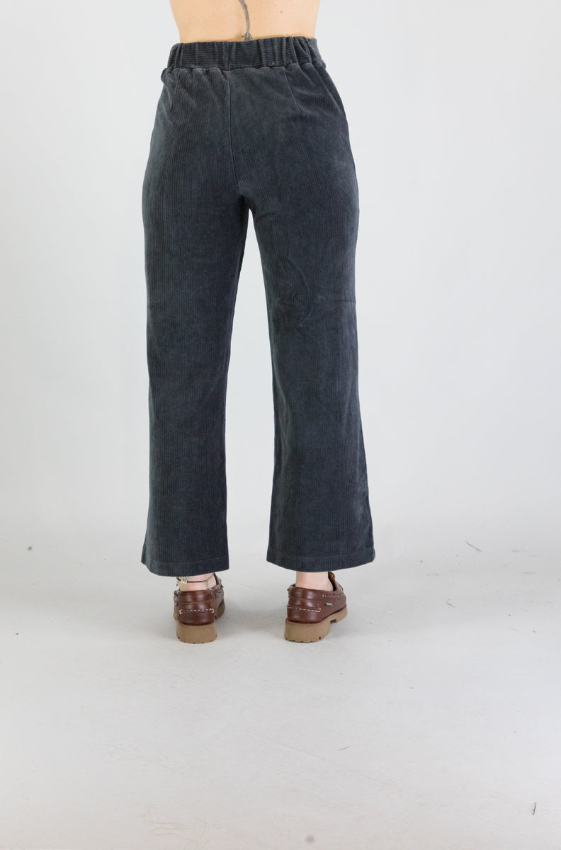 Pantalone Nice Things Mid Grey da Donna wjx016
