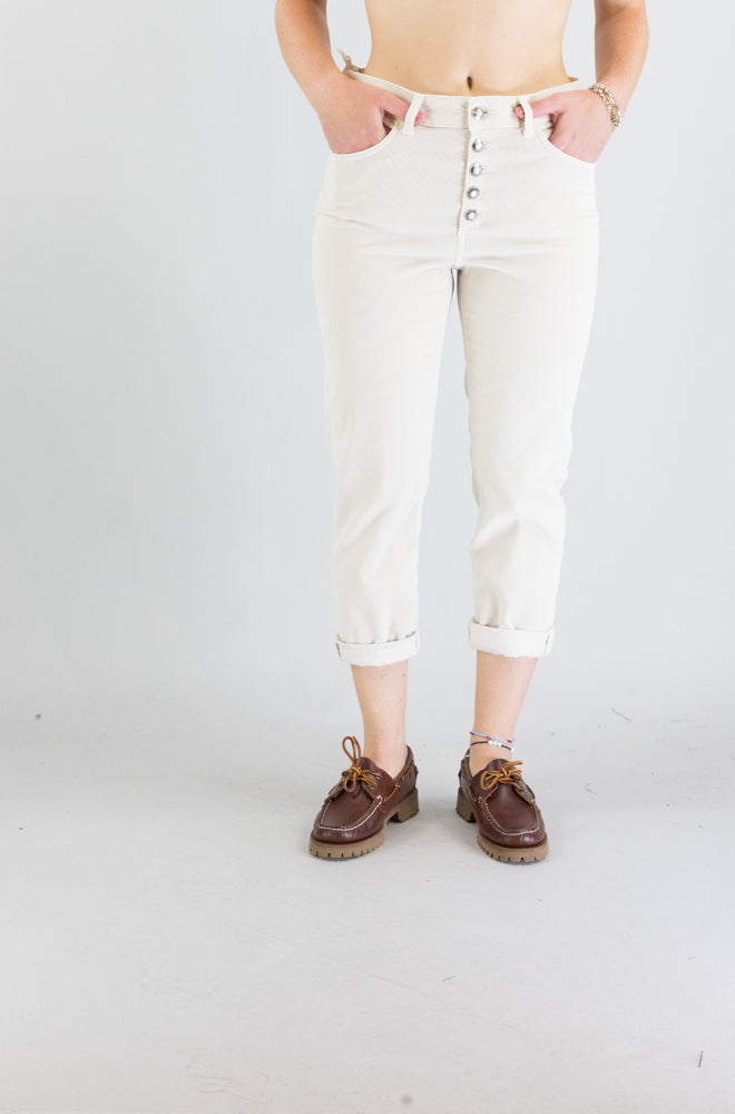 Pantalone Dondup Ivory da Donna dp268b vs0030d bm5 koons