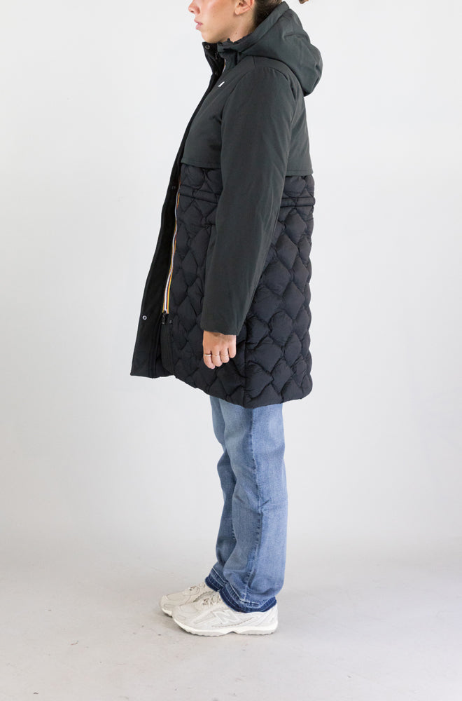 Giubbotto Kway Usy Black da Donna k8161ew siphelle hybrid warm shell
