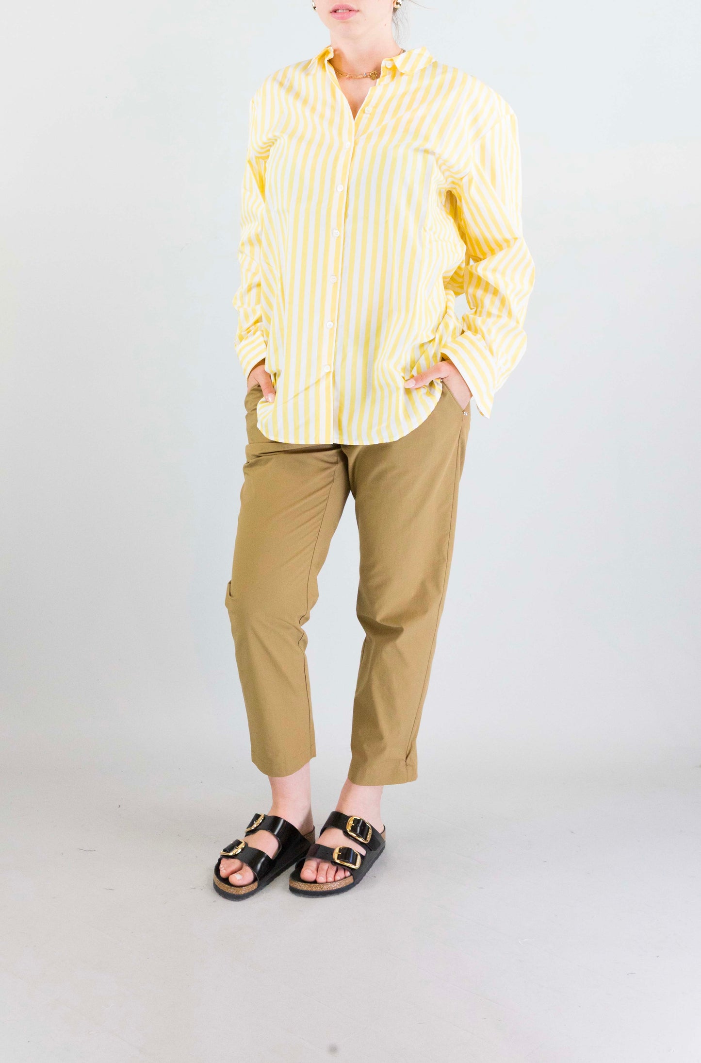 Camicia Mc2 Saint Barth Cotton Stripes V Mid V Gin da Donna brigitte
