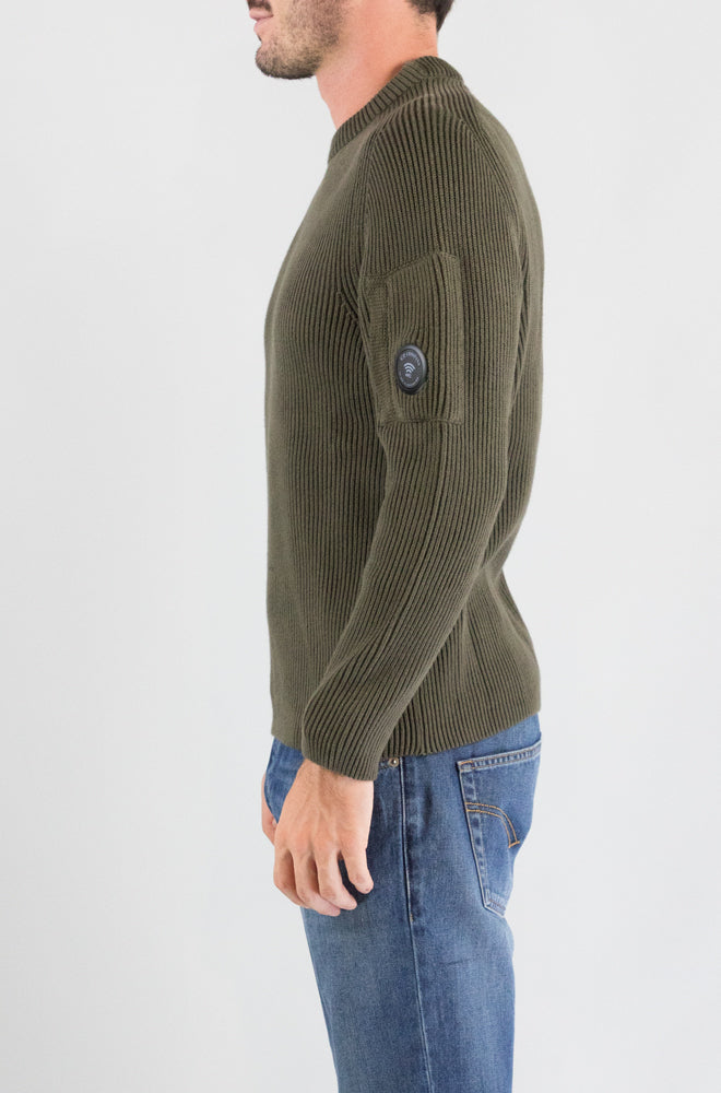 Maglia Cp Company Ivy Green da Uomo 21cmkn101a 006608a
