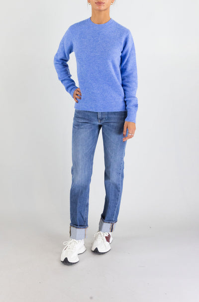 Maglia Mc2 Saint Barth Dusty Blue da Donna sorbonne alpaca