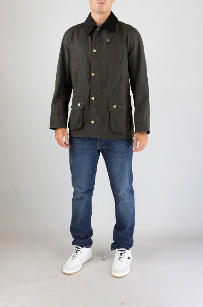 Giubbotto Barbour Ol71 da Uomo mwx0339 ashby wax