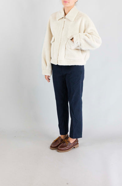 Giubbotto Mc2 Saint Barth Cream da Donna clary fur