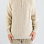 Maglia Barbour Be14 da Uomo mk1757 essential fleck half zip