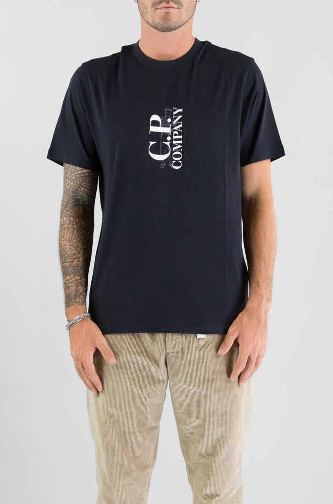 T-Shirt Cp Company Total Eclipse da Uomo 21cmts134a 005100w