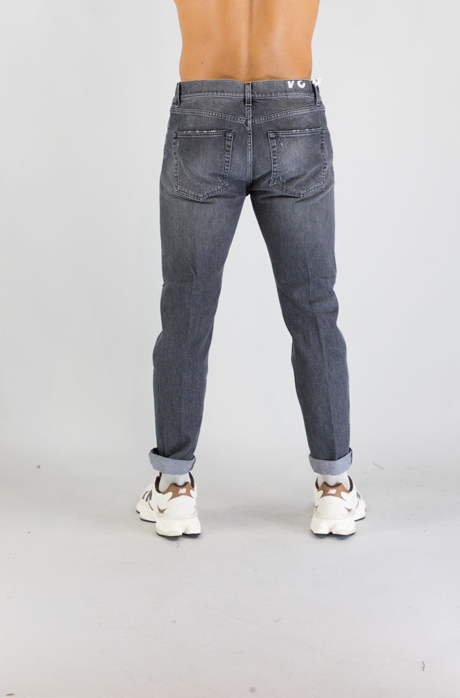 Pantalone Dondup Black da Uomo up563 dse377u mw4n