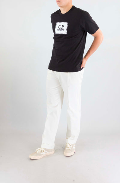 T-Shirt Cp Company Black da Uomo rccmts723a 005100w