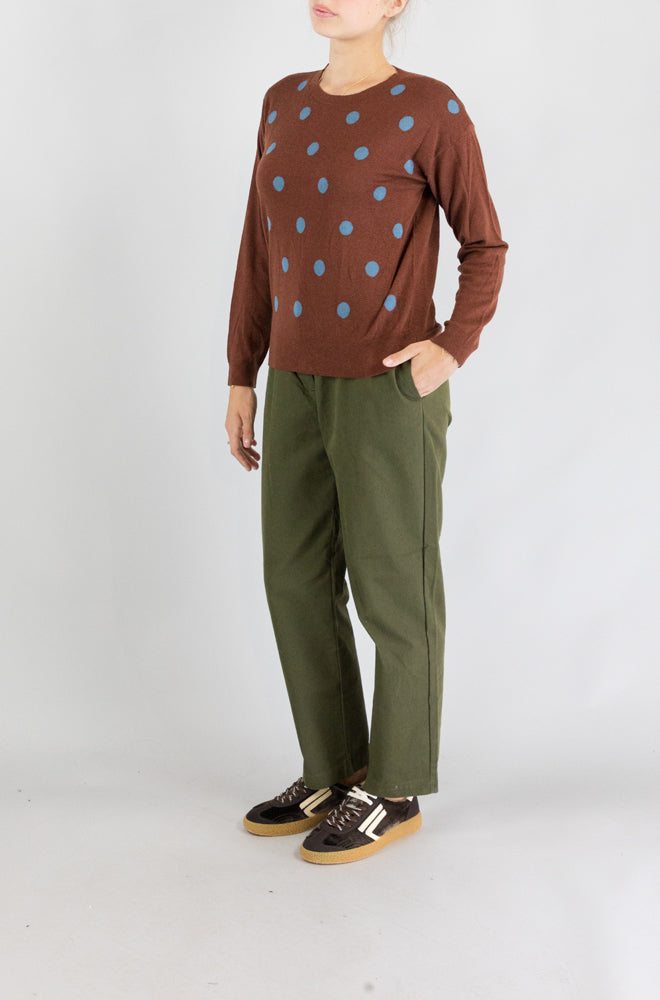 Maglia Nice Things Chestnut da Donna wkx037